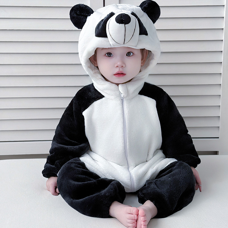 🐼 ১–৩ বছর বয়সী শিশুর জন্য হাই কোয়ালিটি প্যান্ডা ডিজাইন বেবি জাম্পসুট (Baby Jumpsuit)